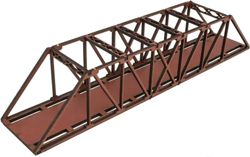 Miniatura 8 de War World Scenics - Puente de viga de MDF de calibre N de una sola vía (7.874 in) (elige color) - Escala de modelado ferroviario Modelo ferroviario