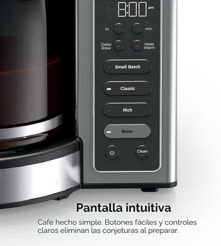 Miniatura 8 de Ninja Fresh Brew™ Cafetera de goteo Jarra de vidrio programable de 14 tazas, preparación clásica y rica, depósito de agua removible de 70 oz