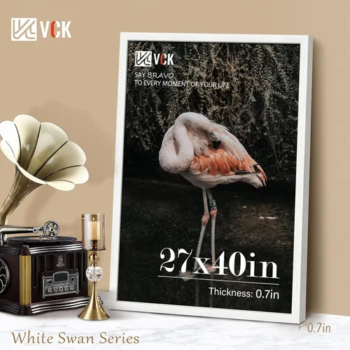 Miniatura 94 de VCK Marcos para póster de madera maciza de 22.375 x 34 pulgadas, marco de fotos A1 negro con montaje en pared, paquete de 3