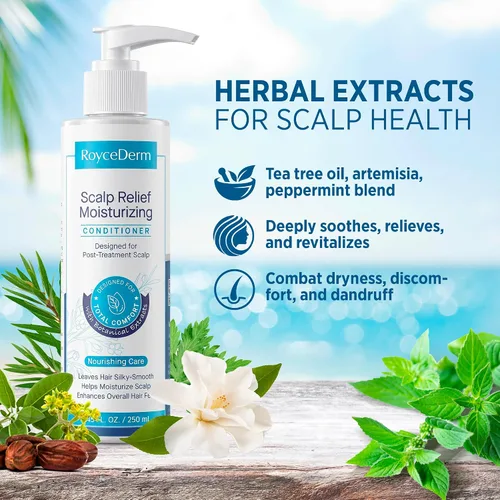 Miniatura 4 de Roycederm Acondicionador para Dermatitis Seborreica y Psoriasis: Tratamiento del Cuero Cabelludo para Foliculits, Psoriasis, Cuero Cabelludo Seco