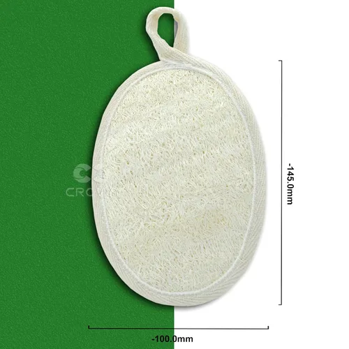 Miniatura 2 de Exfoliante corporal natural de lufa, hecho con esponja natural de lufa para hombres y mujeres (paquete de 2)