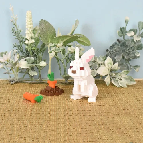 Miniatura 4 de nanoblock - Animal - Conejo, colección serie kit de construcción