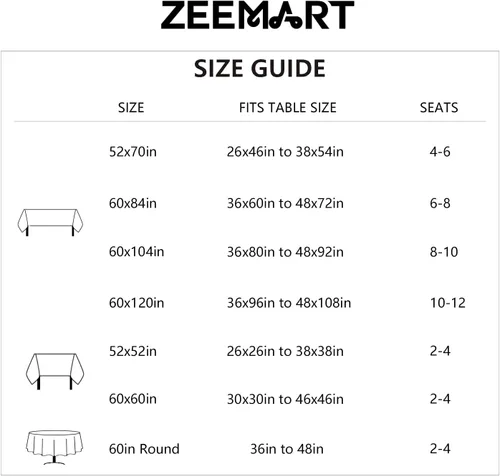 Miniatura 7 de ZeeMart - Mantel de mesa con diseño de cuadrícula boho y borlas (blanco roto, 132 cm x 132 cm), mantel de gran peso de lino a cuadros bordado