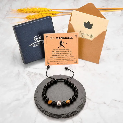Miniatura 2 de EPIRORA Regalos para adolescentes, pulseras de fútbol, baloncesto, béisbol, fútbol americano, regalos de cumpleaños para hijo, nieto, hermano