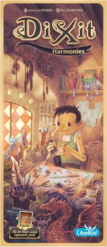 Dixit Harmonies Juego de mesa EXPANSIÓN | Juego de narración de historias para niños y adultos | Divertido juego de mesa familiar | Juego creativo