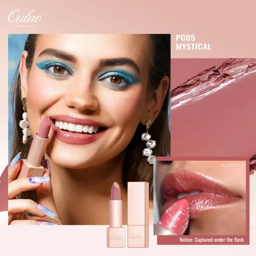 Miniatura 5 de Oulac Juego de lápiz labial y delineador de labios de 3 piezas de alto impacto con fórmula hidratante, belleza vegana, color de labios de cobertura