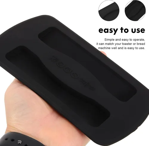 Miniatura 4 de UPKOCH Cubierta universal de silicona para máquina de pan, a prueba de polvo, para máquina de pan de 2 rebanadas, accesorio para electrodomésticos