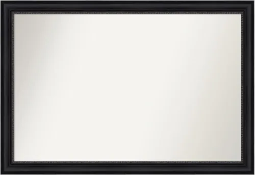 Miniatura 409 de Amanti Art Espejo personalizado, espejo de baño negro Astor, espejo de pared o espejo de tocador de baño sobre el fregadero (25 x 25 pulgadas)