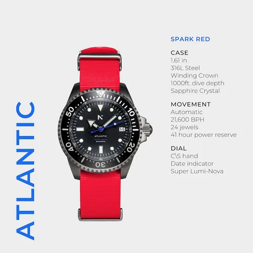 Miniatura 7 de Reloj de buceo Atlántico