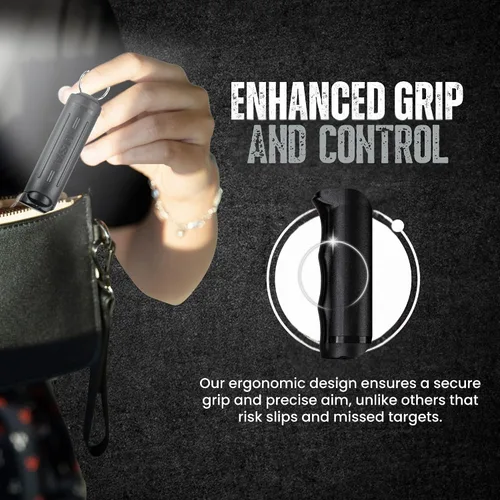 Miniatura 5 de Police Magnum Alarma de seguridad personal y spray de pimienta Combo de autodefensa para mujeres, sirena ruidosa de 135 db con luz y máxima fuerza