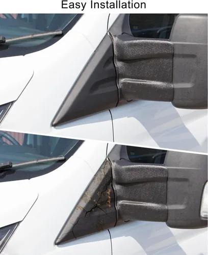Miniatura 5 de Espejo retrovisor delantero externo izquierdo A placa triangular para Ford Transit MK8 2014 2015 2016 2017 2018 2019 2020 Reemplazo BK31-V16004-AD