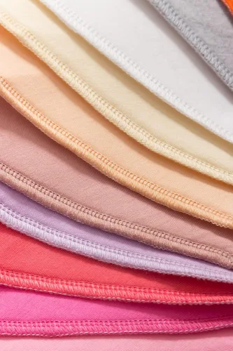 Miniatura 7 de Baberos bandana para bebé, paquete de 10 baberos para bebés, niños, niñas, unisex, 100% algodón, baberos suaves y absorbentes (rosa y amarillo)