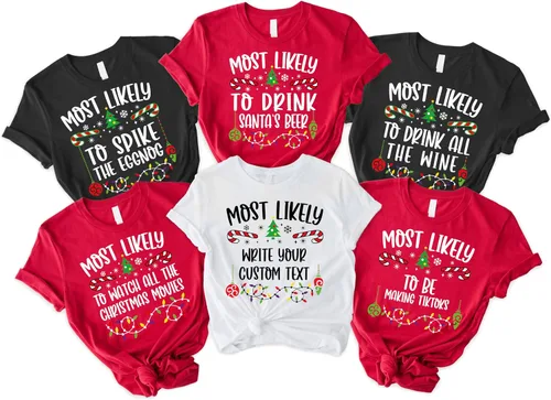 Camisas personalizadas con más probabilidades de vacaciones para la familia