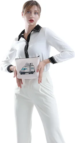 Miniatura 4 de POFULL Bolsa de cosméticos Camper Life, regalo para viajeros, amantes de la naturaleza, regalo para amantes de la caravana, regalo para entusiastas