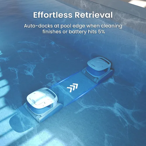 Miniatura 8 de Hydro 4SE - Limpiador robótico de piscina, aspiradora automática con cable con limpieza de pared y línea de flotación, filtro de carga superior