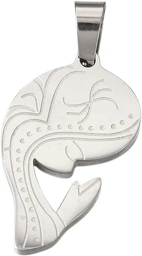 Miniatura 8 de 1 colgante de acero inoxidable 304 de Virgen María, chapado en iones dorados, dijes planos de Nuestra Señora María para hacer pulseras, collares
