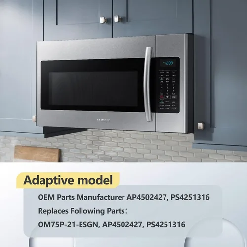 Miniatura 5 de Magnetrón de microondas 2M261-M32 para el horno de microondas del inversor Panasonic NN-CF771S, reemplaza 2M236-M32, 2M261-M16, prueba del OEM pasada