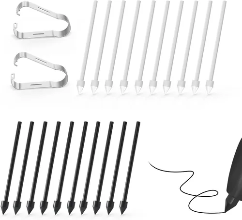 Miniatura 24 de Lápiz Táctil para Samsung Galaxy S22 Ultra 5G SM-S908, Kit de Reemplazo S Pen S22 Ultra con Sensibilidad a la Presión de 4096, Sin Bluetooth Negro