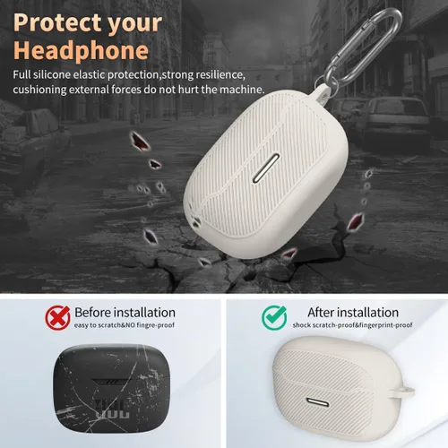 Miniatura 2 de Funda protectora de silicona para JBL Endurance Race, resistente a los arañazos, resistente a los golpes, compatible con JBL Endurance Race