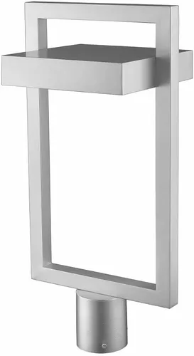 Miniatura 3 de Z-Lite 566PHBR-SL-LED - Accesorio de montaje en poste para exteriores, 1 luz, color plateado