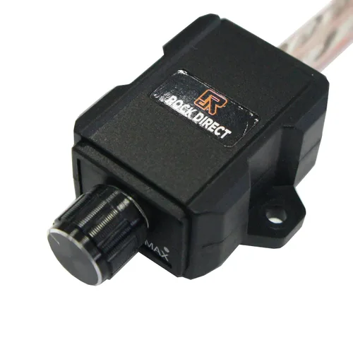 Miniatura 4 de RonDexy Regulador Universal de Graves para Automóvil Control de Nivel, Control de Perilla de Graves del Amplificador de 2 Canales Vía RCA, Montaje