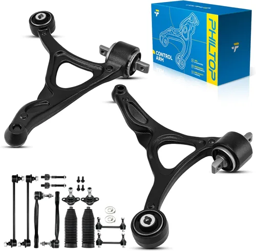 Miniatura 29 de PHILTOP Kit de suspensión delantera de 10 piezas, brazos de control inferiores con juntas de bola, eslabones de extremo de barra estabilizadora