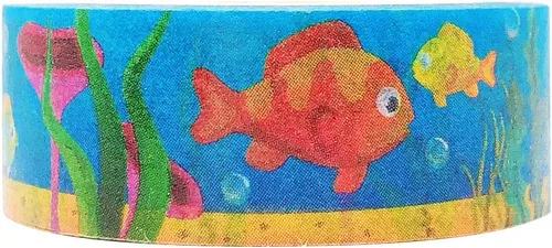 Miniatura 7 de allydrew Cinta adhesiva Washi, 0.591 in x 32.8 ft, zorros
