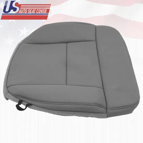 Miniatura 4 de 2007 para Ford F150 Lariat Driver Side Bottom Funda de asiento de tela de repuesto gris pedernal