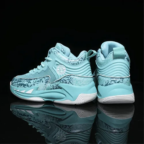 Miniatura 3 de Sanearde Zapatos de baloncesto para niños, tenis de voleibol ligeros, cómodos, antideslizantes