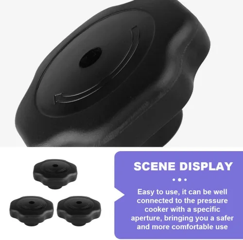 Miniatura 7 de Mipcase Pomo de repuesto para tapa de olla, 4 piezas universales de repuesto para olla a presión, cacerola, tapa de olla