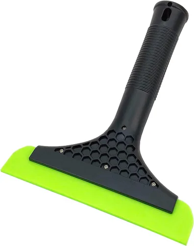 Miniatura 4 de Escobilla de silicona súper flexible, cuchilla de agua para auto, limpiador de agua, escobilla de ducha, cuchilla de 5.9 pulgadas y mango largo