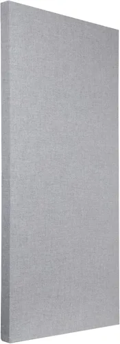 Panel acústico absorbente de sonido con tela Sona, NRC 1.0, clasificación contra incendios, 24 x 48 x 2 pulgadas (azul ahumado)