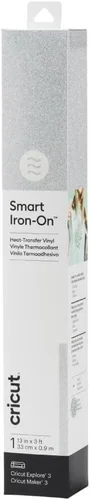 Miniatura 10 de Cricut Smart Iron-On - Vinilo de transferencia térmica de 13 pulgadas x 3 pies con purpurina para proyectos de HTV, compatible con Cricut Explore