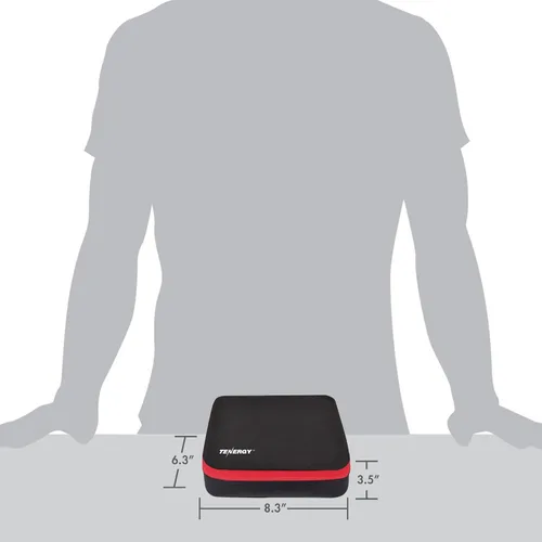 Miniatura 7 de Tenergy Estuche Organizador de Almacenamiento de Baterías con Probador de Baterías, Contiene 60 Baterías AA AAA C D 9V (Baterías no Incluidas)