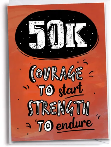 Miniatura 14 de Felicitaciones por terminar una tarjeta de felicitación de maratón 26.2 Millas Inspirado en correr
