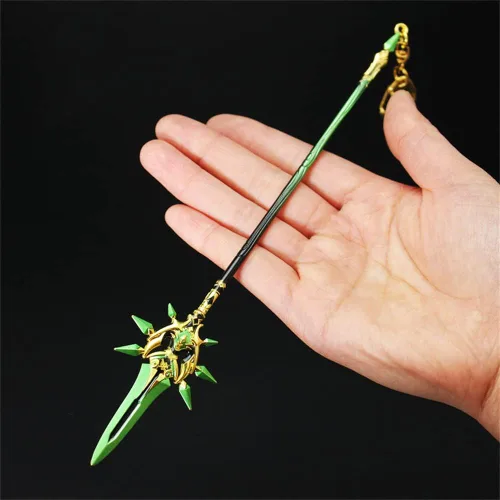 Miniatura 3 de Yoimiya - Llavero con diseño de armas de pulso diseño de juego de impacto Genshin aleación decoración de cosplay coleccionables accesorios de regalo
