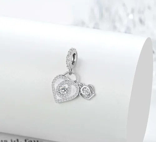 Miniatura 2 de Dijes de plata de ley 925 para pulsera y collar Pandora, regalos de joyería para mujeres