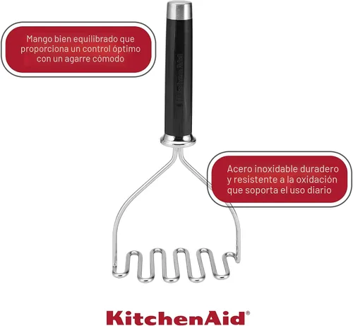 Miniatura 2 de KitchenAid Gourmet - Triturador de alambre de acero inoxidable, 10.24 pulgadas, color negro (paquete de 12)