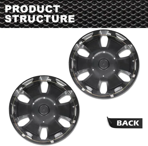 Miniatura 5 de CNNELL 2 tapacubos de 15 pulgadas para llantas completas compatibles con Ford Transit Connect Van 2010-2013 9T1Z1130A, 9T161130AA