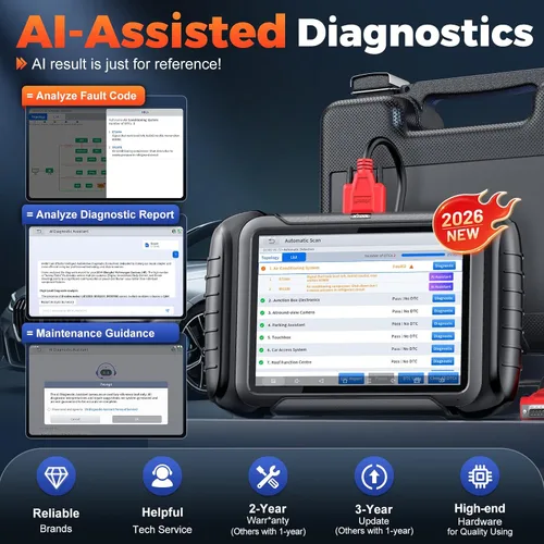 Miniatura 4 de XTOOL Escáner OBD2 bidireccional asistido por IA D8S con mapeo de topología: actualización 2026 de XTOOL D8, herramienta de escaneo con reinicio