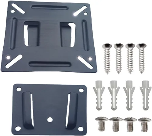 Miniatura 3 de Soporte de pared para monitor para la mayoría de televisores de 14 a 24 pulgadas, universal, de perfil bajo, soporte de pared VESA de hasta 3.937 x