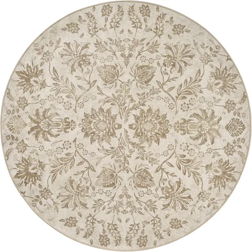 Miniatura 180 de jinchan Lima - Alfombra simétrica floral geométrica lavable, alfombra de entrada de medio círculo de 2 x 3, alfombra de media luna, suave y Azul
