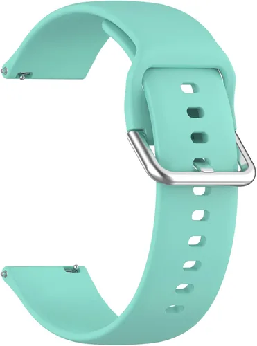 Miniatura 3 de TenCloud Paquete de 5 correas compatibles con MILOUZ/WNH IDW19 para mujeres y hombres, correa de repuesto de silicona suave para Veryfit Smart Watch