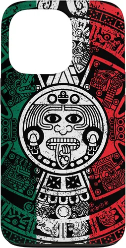 Miniatura 9 de Funda de la bandera de México con calendario azteca maya para iPhone 11