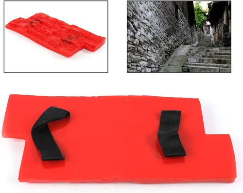 Miniatura 5 de Estera de sello de hormigón, pizarra textura inconsútil poliuretano sello de piedra estera, cemento concreto impresión textura cemento estampado