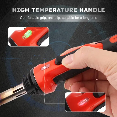 Miniatura 8 de Soldador de plástico, kit de soldadura de plástico de 110 V/100 W, kit de soldador de reparación de parachoques, herramienta de soldadura