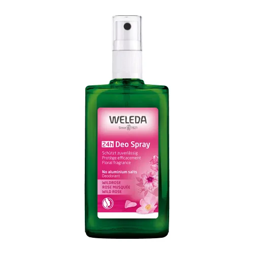 Weleda Spray desodorante de rosa salvaje 24h, 3.4 onzas