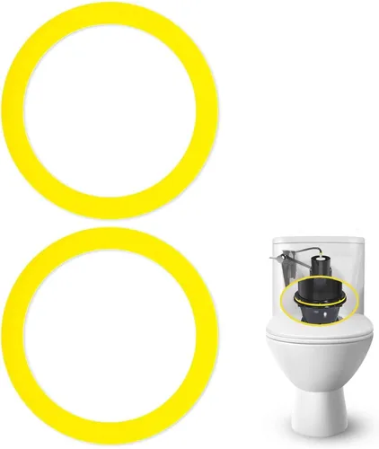Paquete de 2 sellos de válvula de descarga compatible con Kohler, repuesto para inodoro (equivalente a K GP1059291)