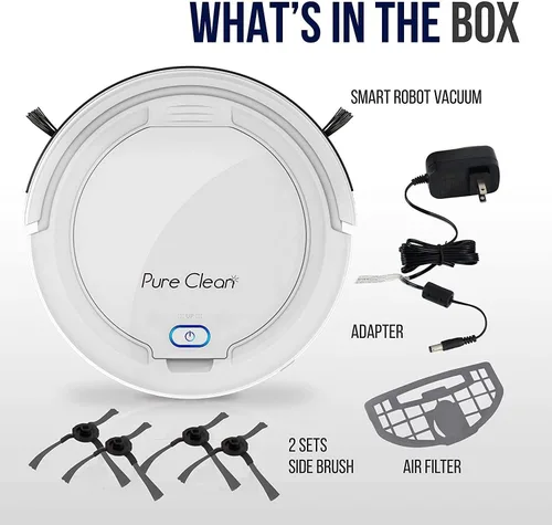 Miniatura 11 de SereneLife PURE CLEAN Smart Automatic Robot Aspirador-Slim Recargable Eléctrico Robo Aspirador w/, Auto Programado Navegación, Sensores