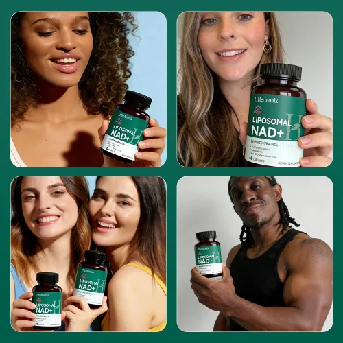 Miniatura 7 de Suplemento liposomal de NAD con resveratrol, NAD+ Irans-resveratrol avanzado, ribósido de nicotinamida, quercetina, salud cardíaca, envejecimiento